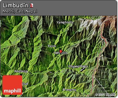 Satellite 3D Map of Limbudīn
