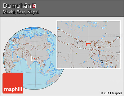 Gray Location Map of Dumuhān