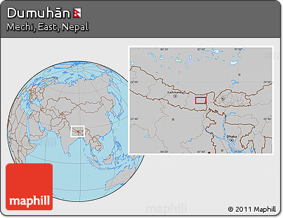 Gray Location Map of Dumuhān