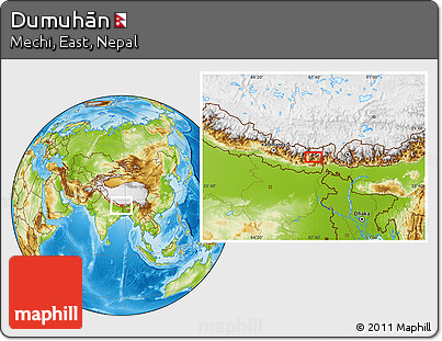 Physical Location Map of Dumuhān