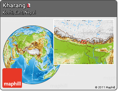 Physical Location Map of Kharang