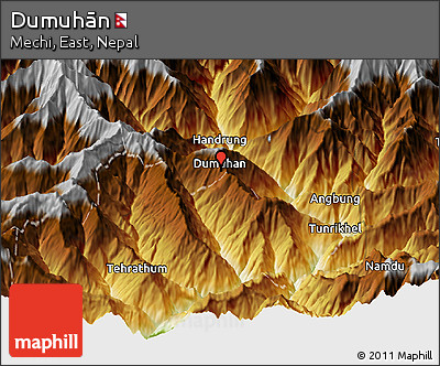 Physical Panoramic Map of Dumuhān