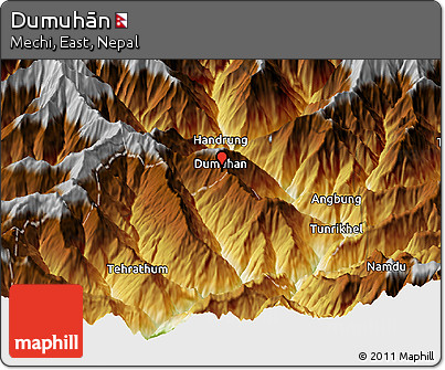 Physical Panoramic Map of Dumuhān