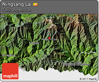 Satellite 3D Map of Ningsang La