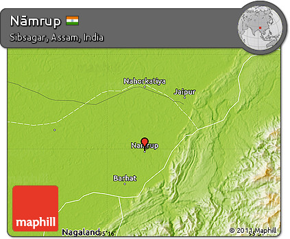 Physical Map of Nāmrup