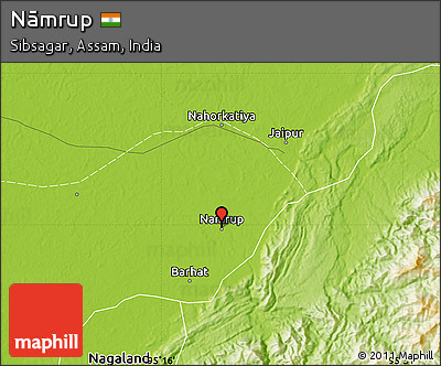 Physical Map of Nāmrup