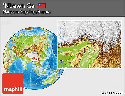 Physical Location Map of 'Nbawn Ga