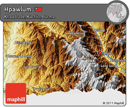 Physical 3D Map of Hpawlum