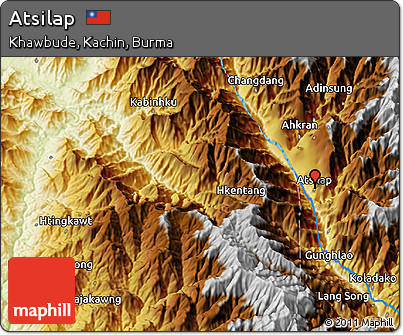 Physical 3D Map of Atsilap