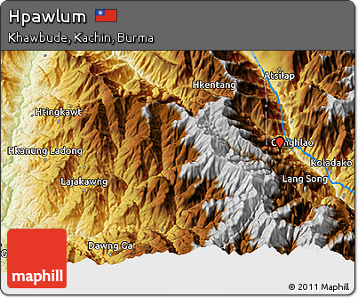 Physical 3D Map of Hpawlum