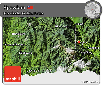 Satellite 3D Map of Hpawlum