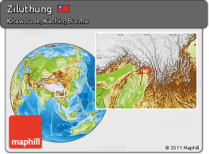 Physical Location Map of Ziluthung