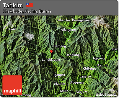 Satellite 3D Map of Tahkim