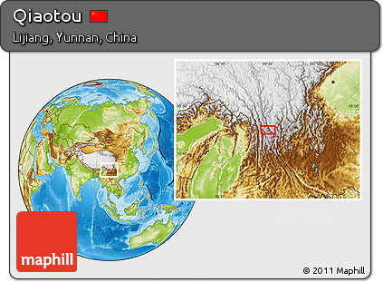 Physical Location Map of Qiaotou