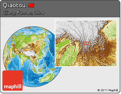 Physical Location Map of Qiaotou