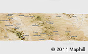 Satellite Panoramic Map of the area around 27° 48' 57" N, 103° 37' 30" W
