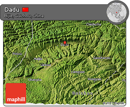Satellite 3D Map of Dadu