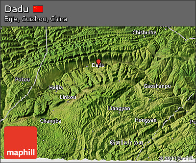 Satellite 3D Map of Dadu