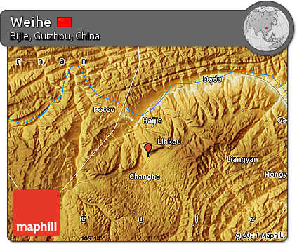 Physical Map of Weihe