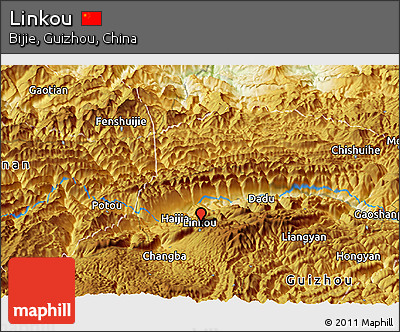 Physical Panoramic Map of Linkou