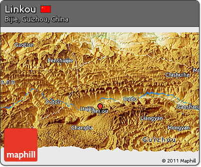 Physical Panoramic Map of Linkou
