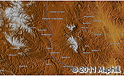 Physical Map of Agua Caliente