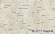 Shaded Relief Map of Agua Caliente