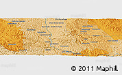 Political Panoramic Map of the area around 27° 48' 57" N, 107° 1' 30" W