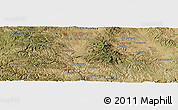 Satellite Panoramic Map of the area around 27° 48' 57" N, 107° 1' 30" W