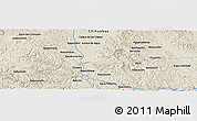Shaded Relief Panoramic Map of the area around 27° 48' 57" N, 107° 1' 30" W