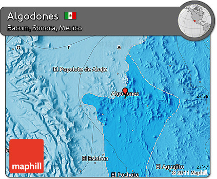Political Map of Algodones
