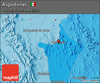 Political Map of Algodones