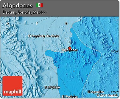 Political Map of Algodones