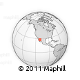 Outline Map of the Area around 27° 48' 57" N, 110° 25' 30" W, rectangular outline