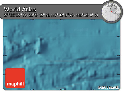 Satellite Map of the Area around 27° 48' 57" N, 117° 13' 29" W