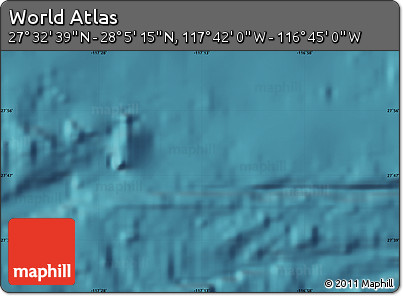 Satellite Map of the Area around 27° 48' 57" N, 117° 13' 29" W