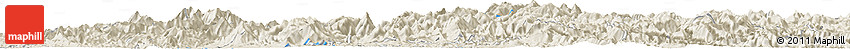 Shaded Relief Horizon Map of Xinzhuang