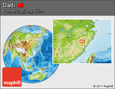 Physical Location Map of Dadi