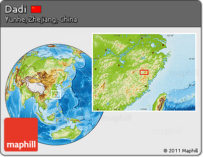 Physical Location Map of Dadi