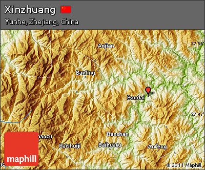 Physical Map of Xinzhuang