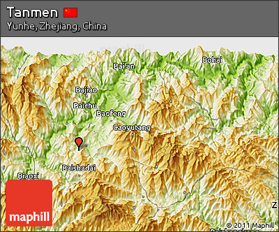 Physical 3D Map of Tanmen