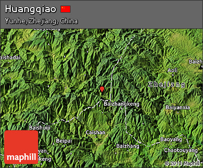 Satellite 3D Map of Huangqiao