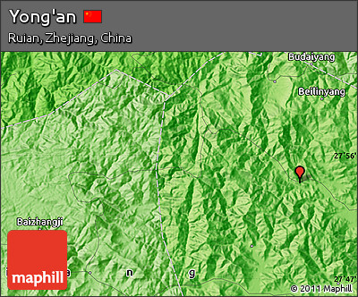 Political Map of Yong'an
