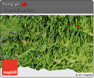 Satellite Panoramic Map of Yong'an