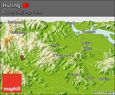 Physical 3D Map of Huling