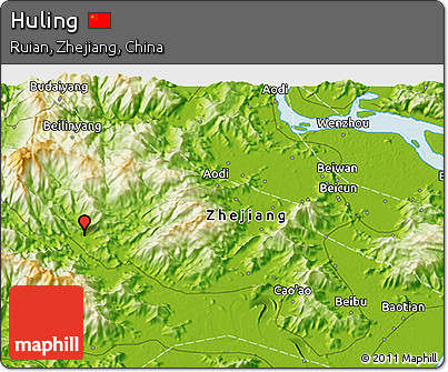 Physical 3D Map of Huling
