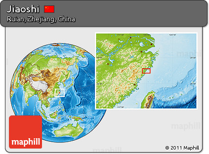 Physical Location Map of Jiaoshi