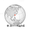 Outline Map of the Area around 27° 48' 57" N, 123° 19' 29" E, rectangular outline