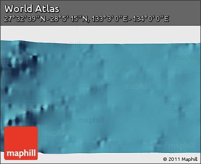 Satellite 3D Map of the Area around 27° 48' 57" N, 133° 31' 30" E