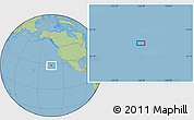 Savanna Style Location Map of the area around 27° 48' 57" N, 134° 13' 29" W